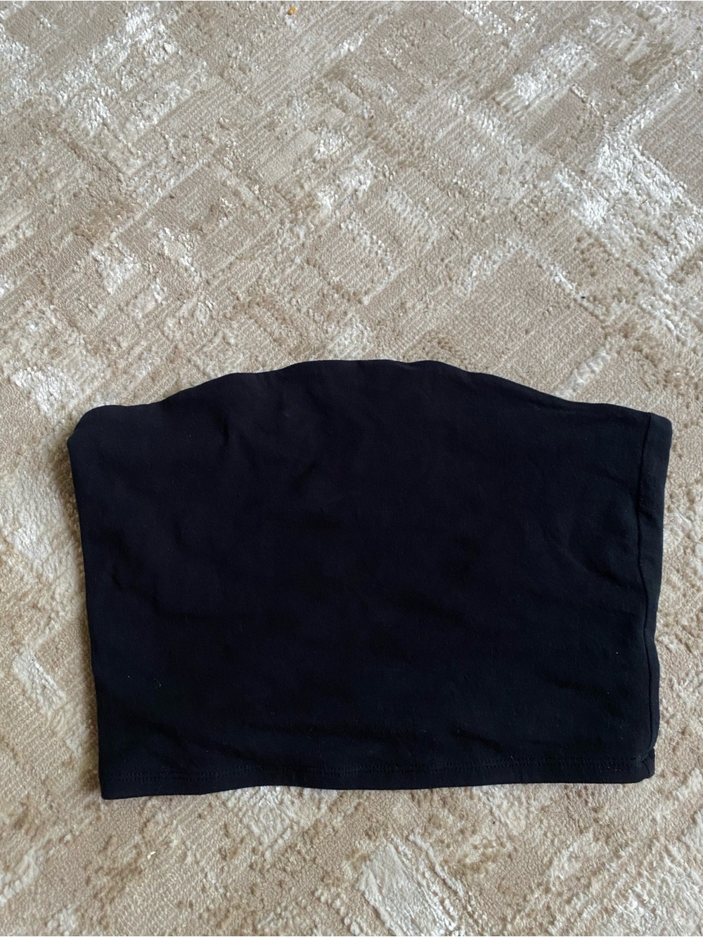 Garage Black Strapless Tube Top